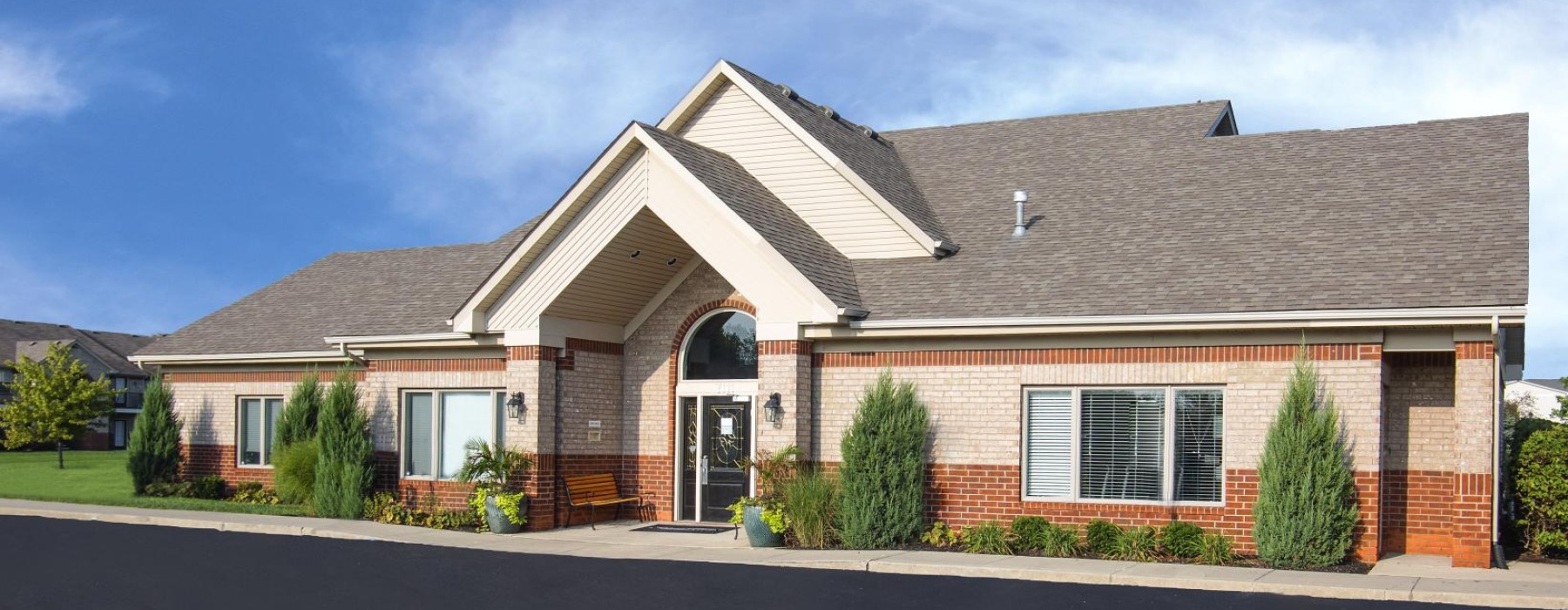 Apartment building exterior