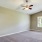 a ceiling fan in a room